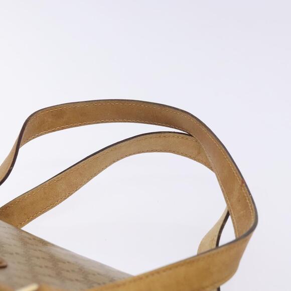 CELINE Macadam Canvas Hand Bag Pvc Beige Gold - Picture 8 of 13